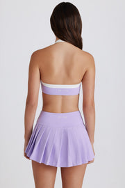 Oh Polly Bo+Tee Jupe Short Tennis Lavender Plissée