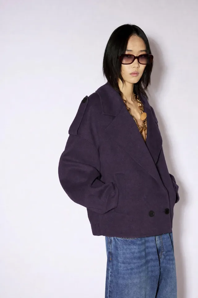 Liviana Conti Mathis manteau laine-cachemire Mocaccino