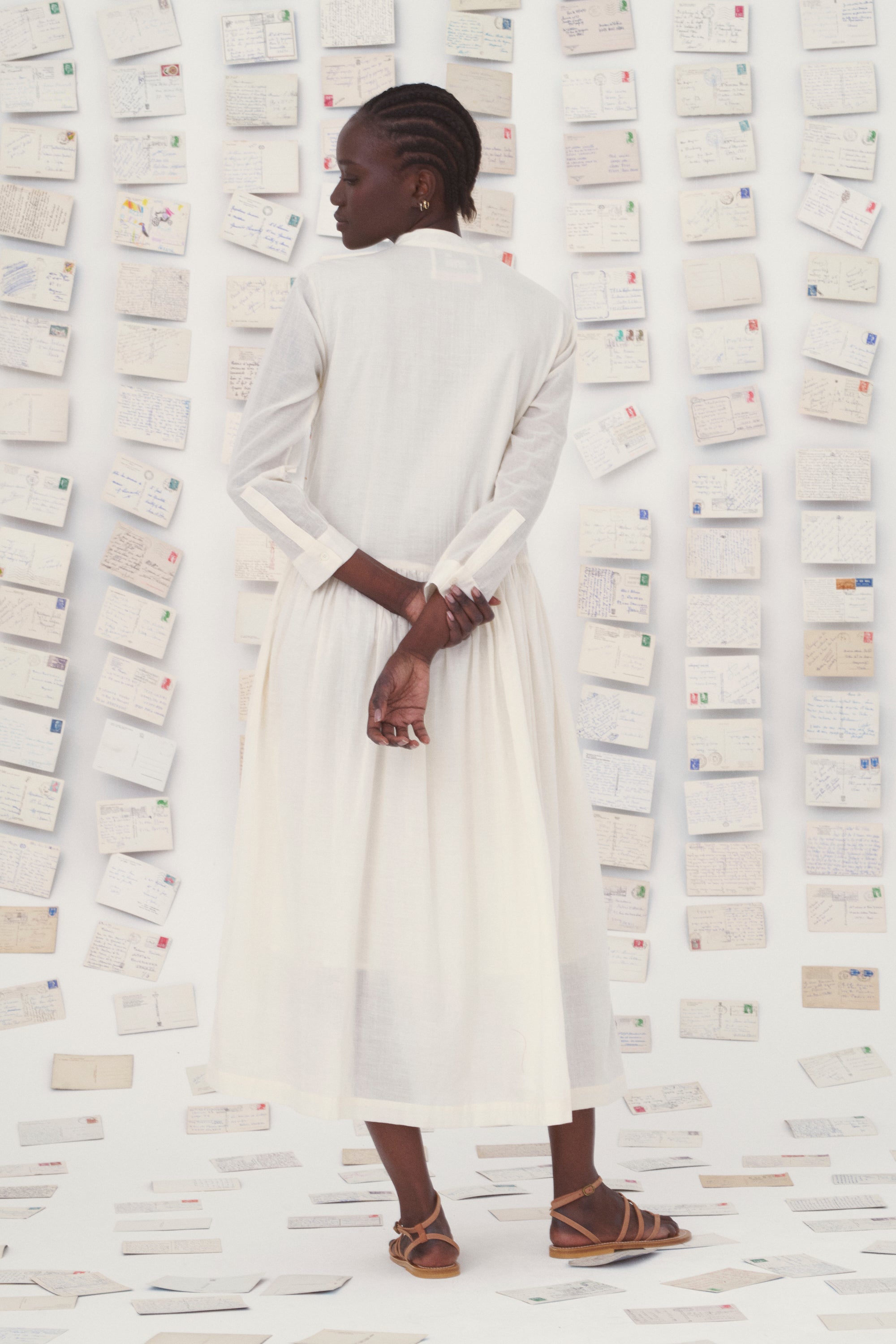 Mii en carte postale Tara robe longue coton Taille M