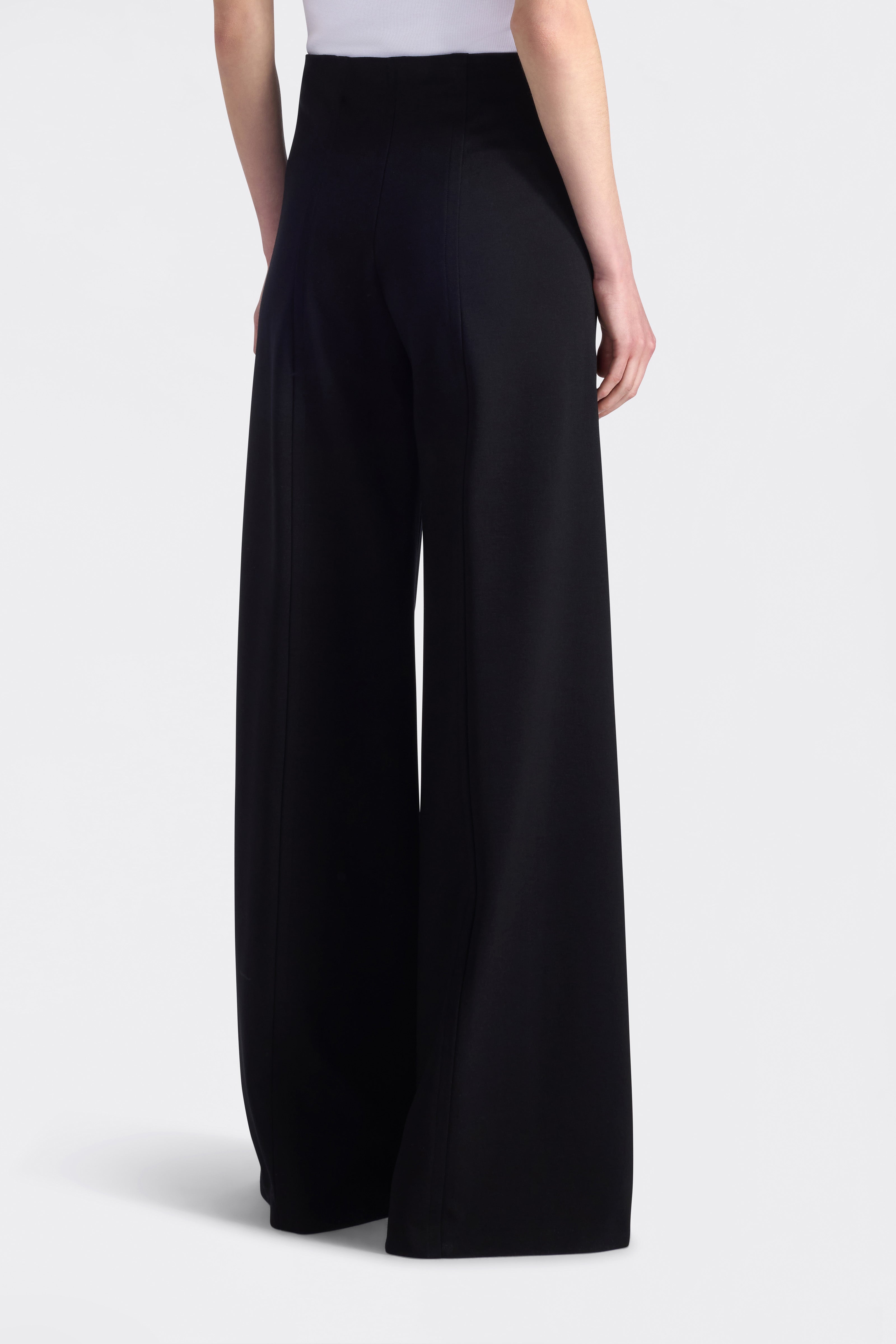 Liviana Conti Eric pantalon palazzo noir punto milano