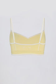 Bo+Tee Soft Active brassière sport citron col coeur maintien