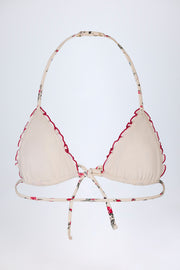 Oh Polly Swim Noia haut bikini rouge floral