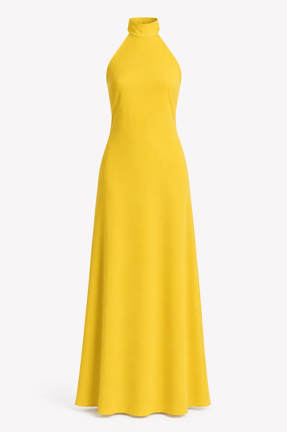 The Ethiquette Robes Joy Long robe longue jaune soie