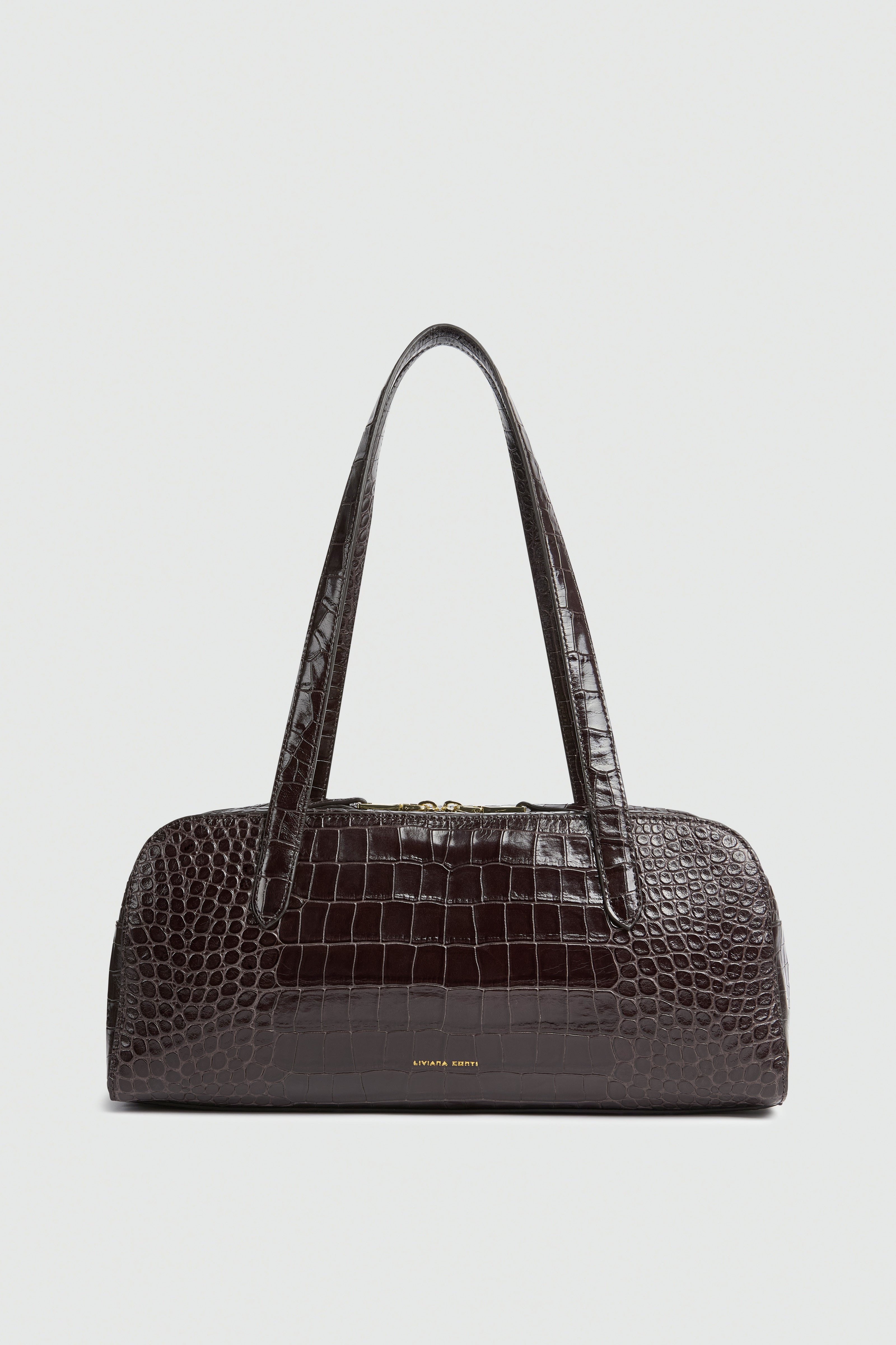 Liviana Conti Judith A6WA53 sac bowling cacao croco