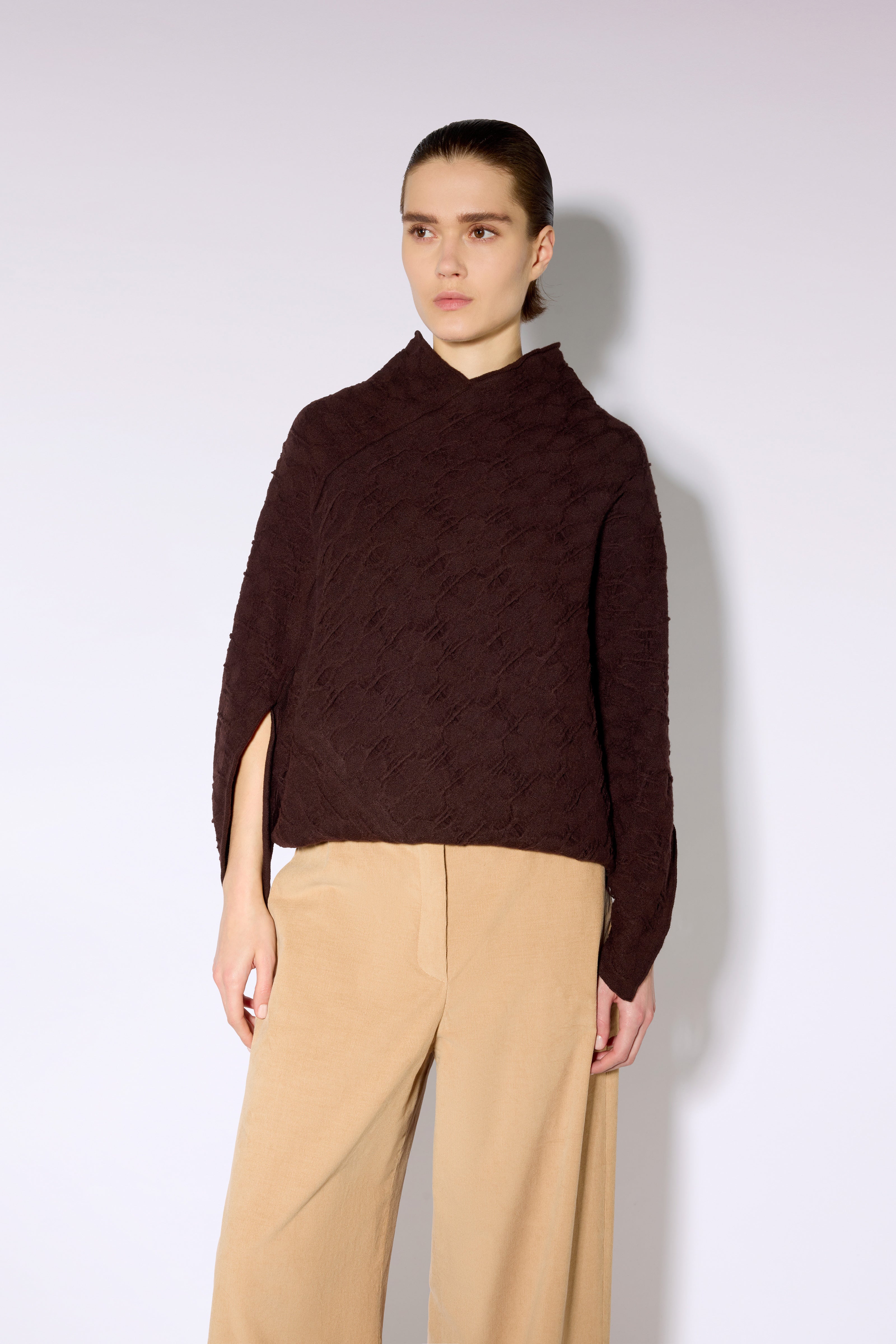 Liviana Conti Lubna pull femme Fondente manches longues
