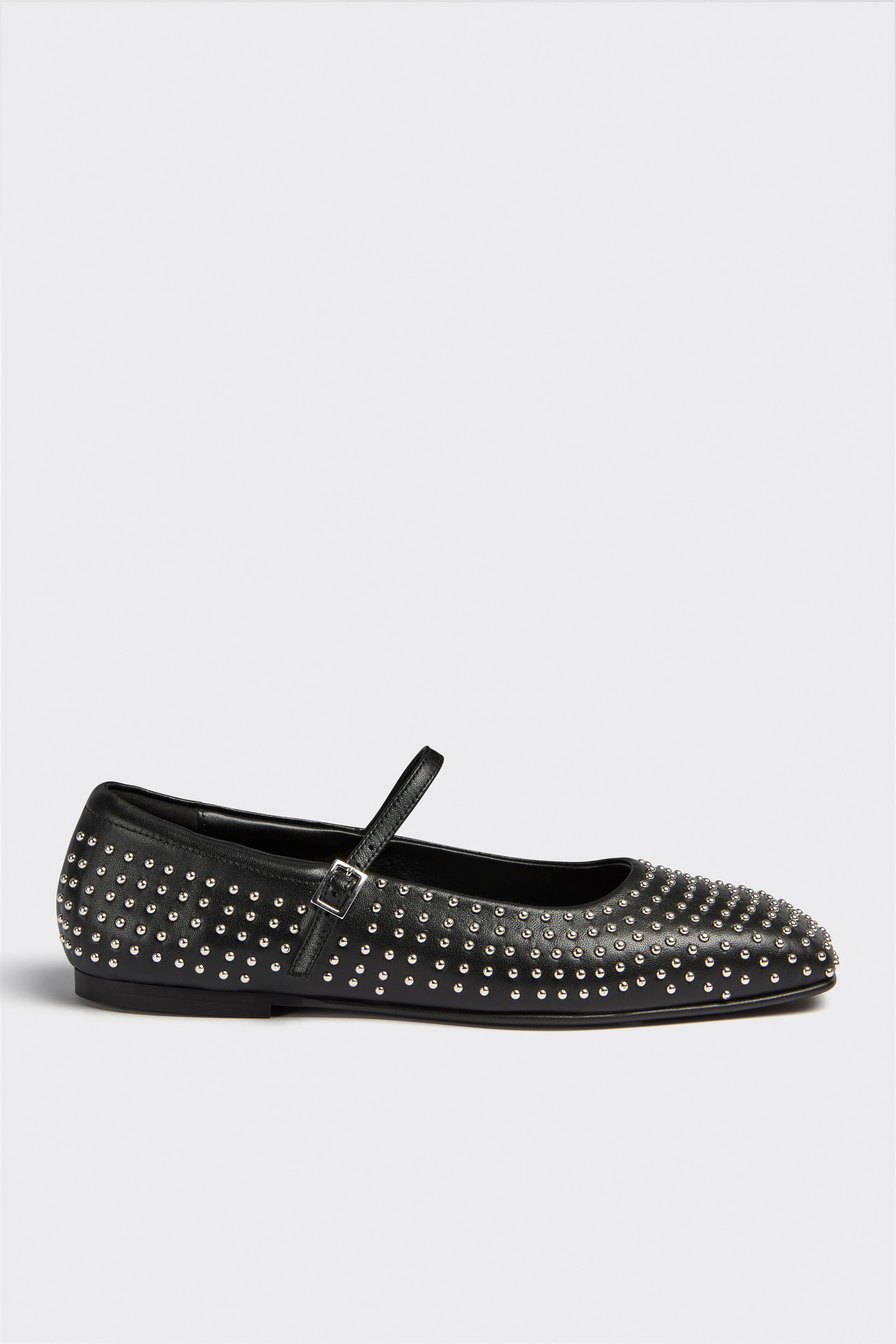 Liviana Conti Maya ballerine cuir blanc taille 38 cloutée