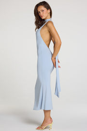 Oh Polly Giselle robe midaxi bleu clair en modal