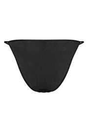 Oh Polly Swim Intimates 6133 Culotte String Bikini Noir Mesh
