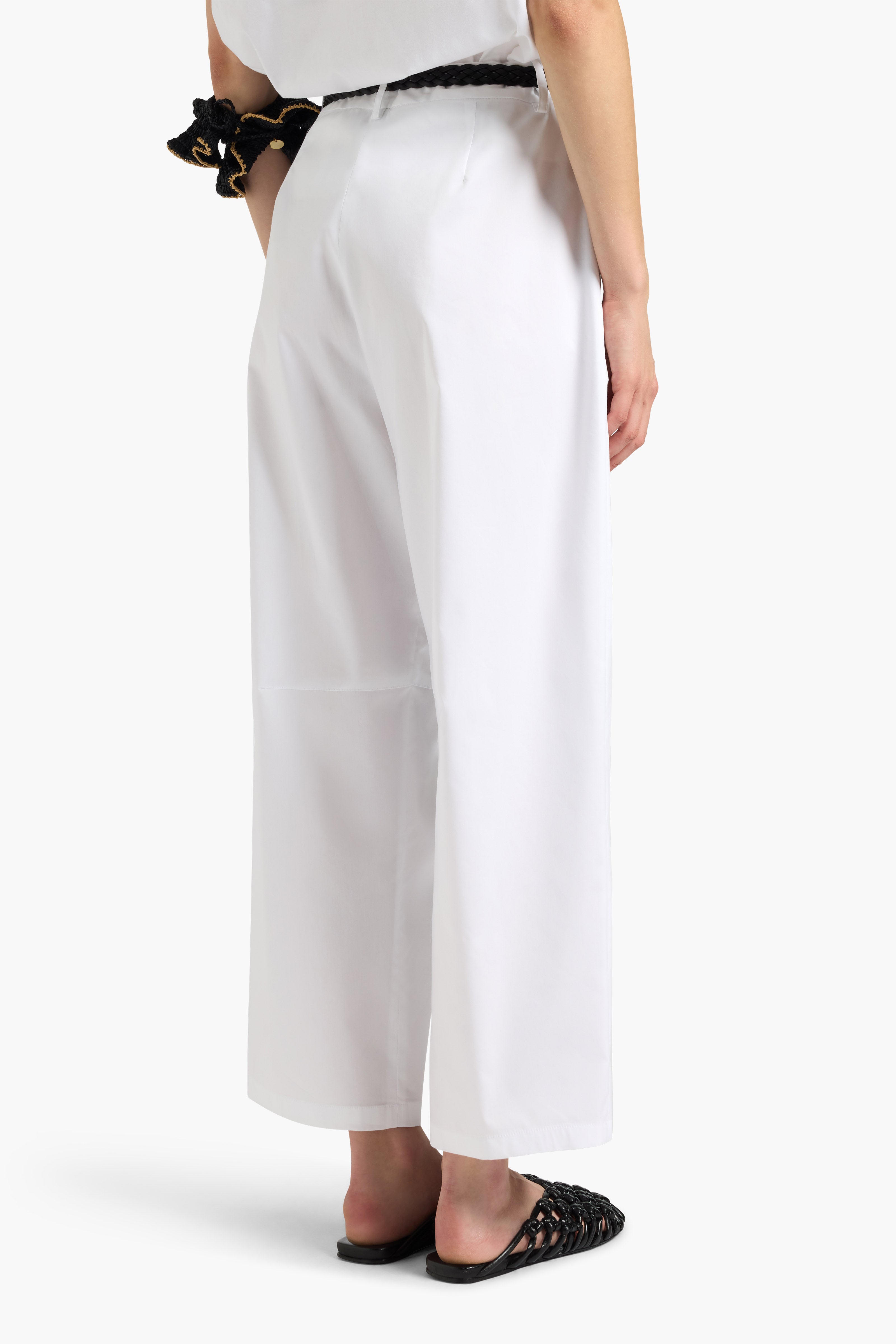 Liviana Conti Phyllis pantalon balloon stretch blanc