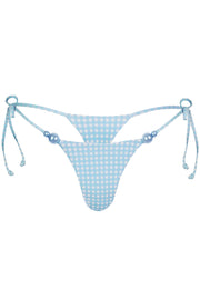 Oh Polly Swim Vaia bas bikini thong vichy bleu