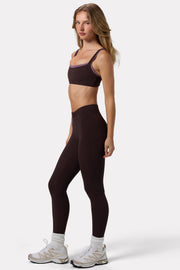 Oh Polly Bo+Tee Legging Ruche Espresso Sculptant