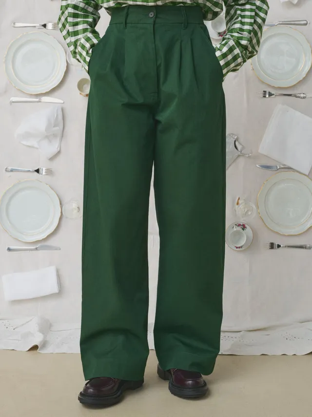 Mii Mii à table Miti Les Unis pantalon velours bordeaux