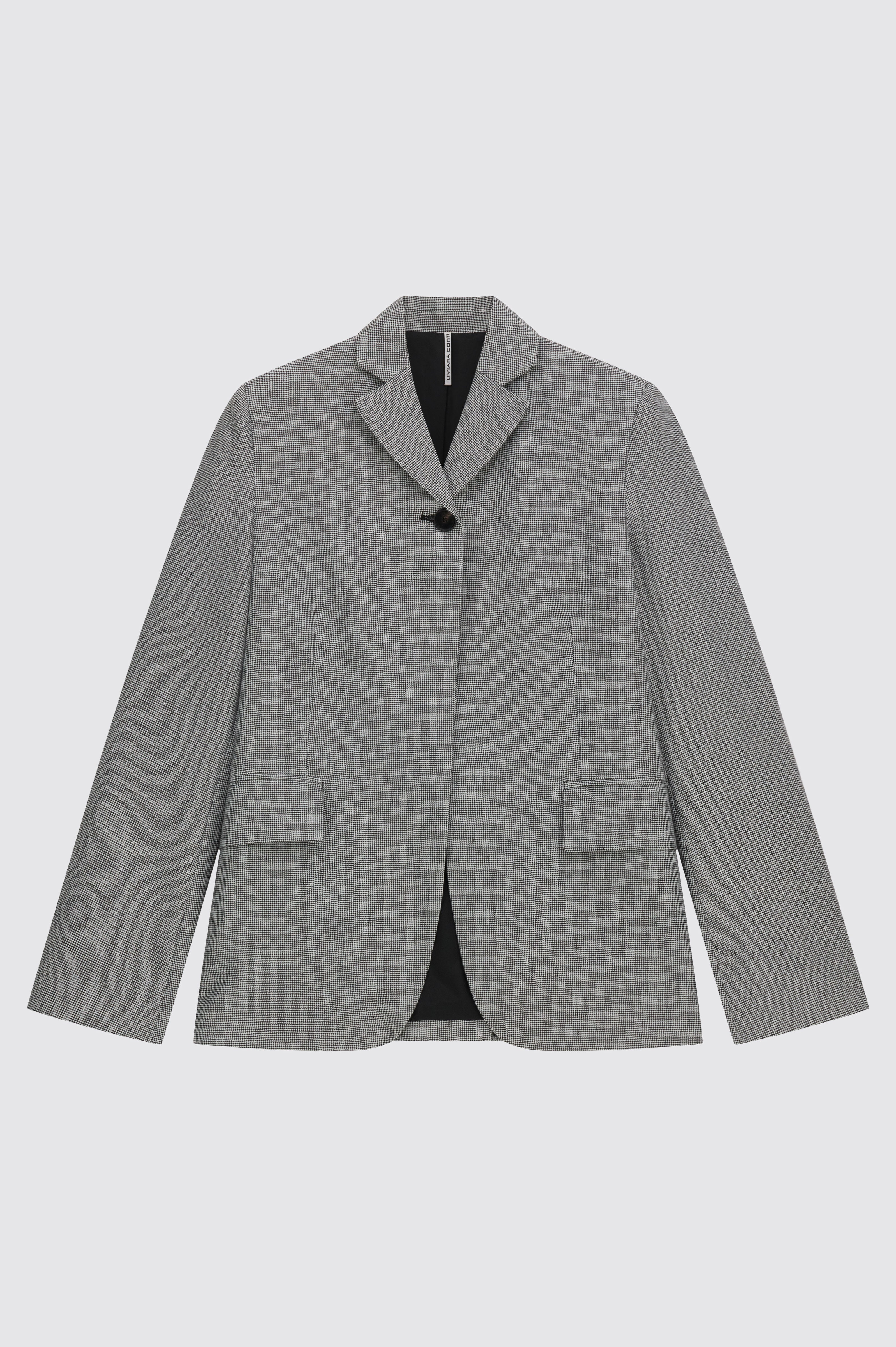 Liviana Conti Joshua blazer pied-de-poule noir 42