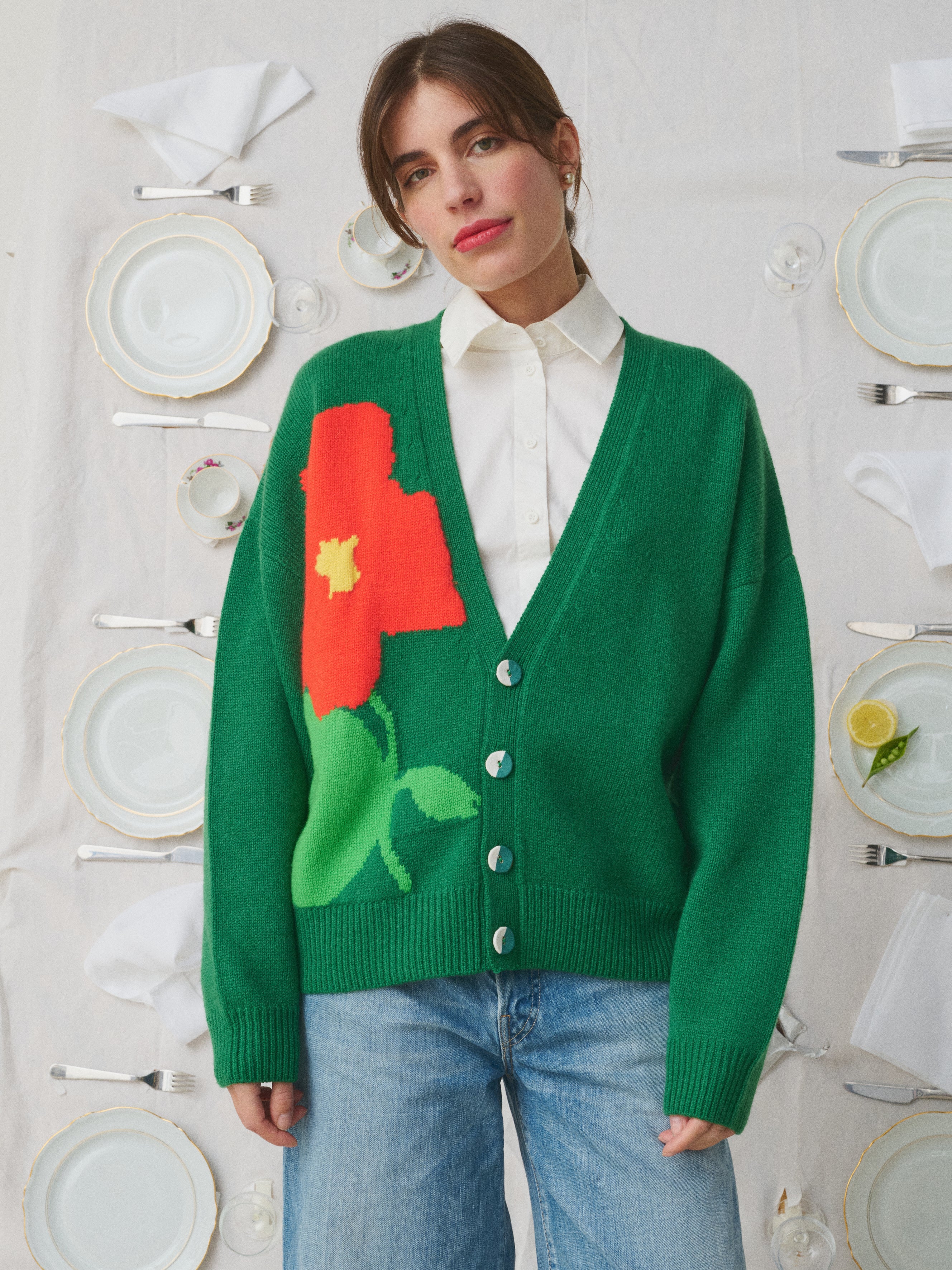 Mii Mii à table Cardigan Bella gilet laine taille M