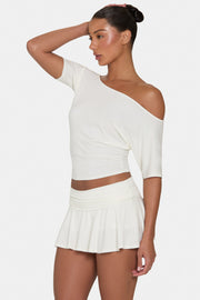 Oh Polly ButterCloud Mini Jupe-Short Coconut jupe