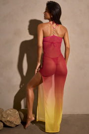 Oh Polly Sorbetto robe maxi jaune multi