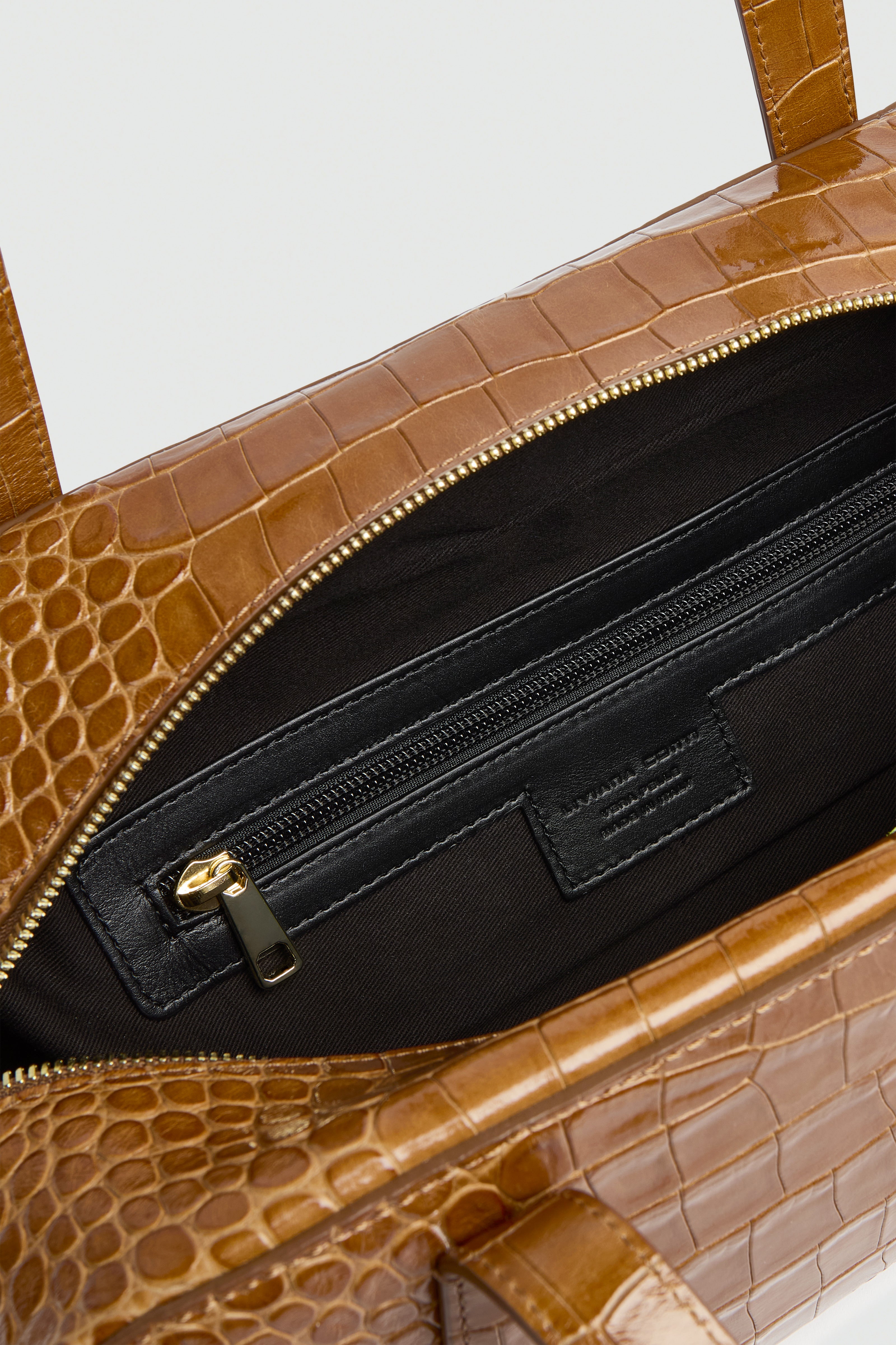Liviana Conti Judith A6WA53 sac bowling cacao croco
