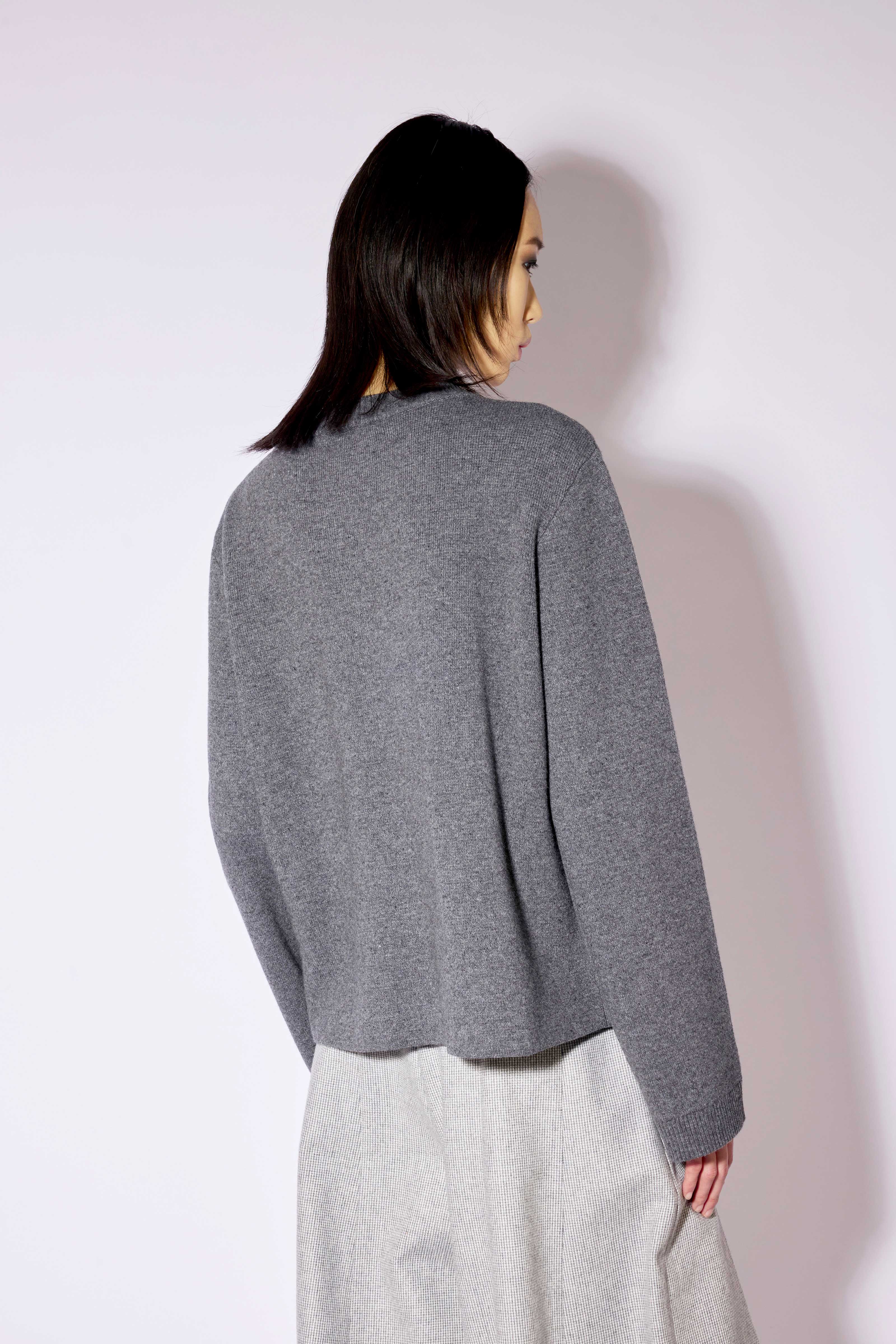 Liviana Conti Miles gilet cachemire gris M