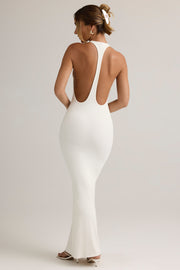 Oh Polly Imelda 14148 robe longue beige modal sirène