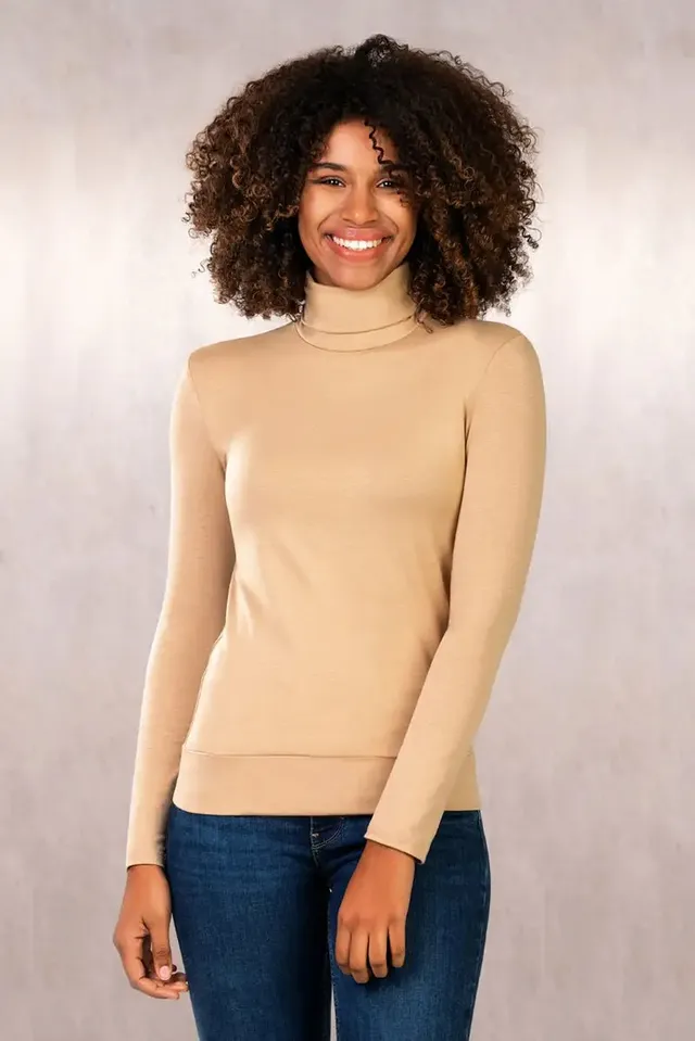 Thelma & Rose Anastasia top seconde peau noir doux hiver