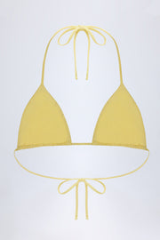 Oh Polly Recife NS0778 haut de bikini jaune citron triangle