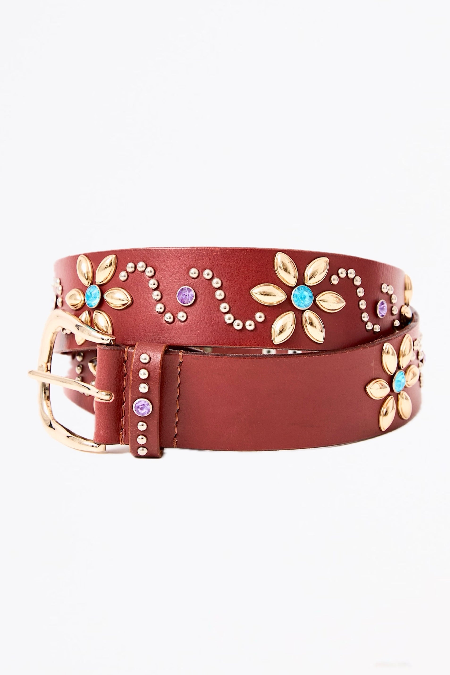 Chicosoleil Iro ceinture femme marron cuir 80-95