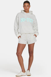 Oh Polly Short sweat coconut pois taille cordon