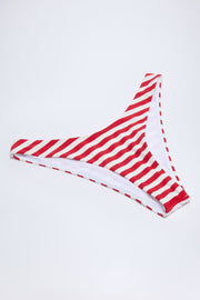 Oh Polly Santos Bas Bikini Rouge Cerise Cheeky