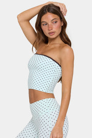 Oh Polly Bo+Tee bandeau top menthe chip