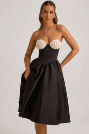 Oh Polly Dresses Gabrielle 12161 Robe Bustier Noir