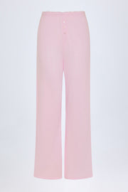 Oh Polly Trousers Libby pantalon baby pink 14245 coton