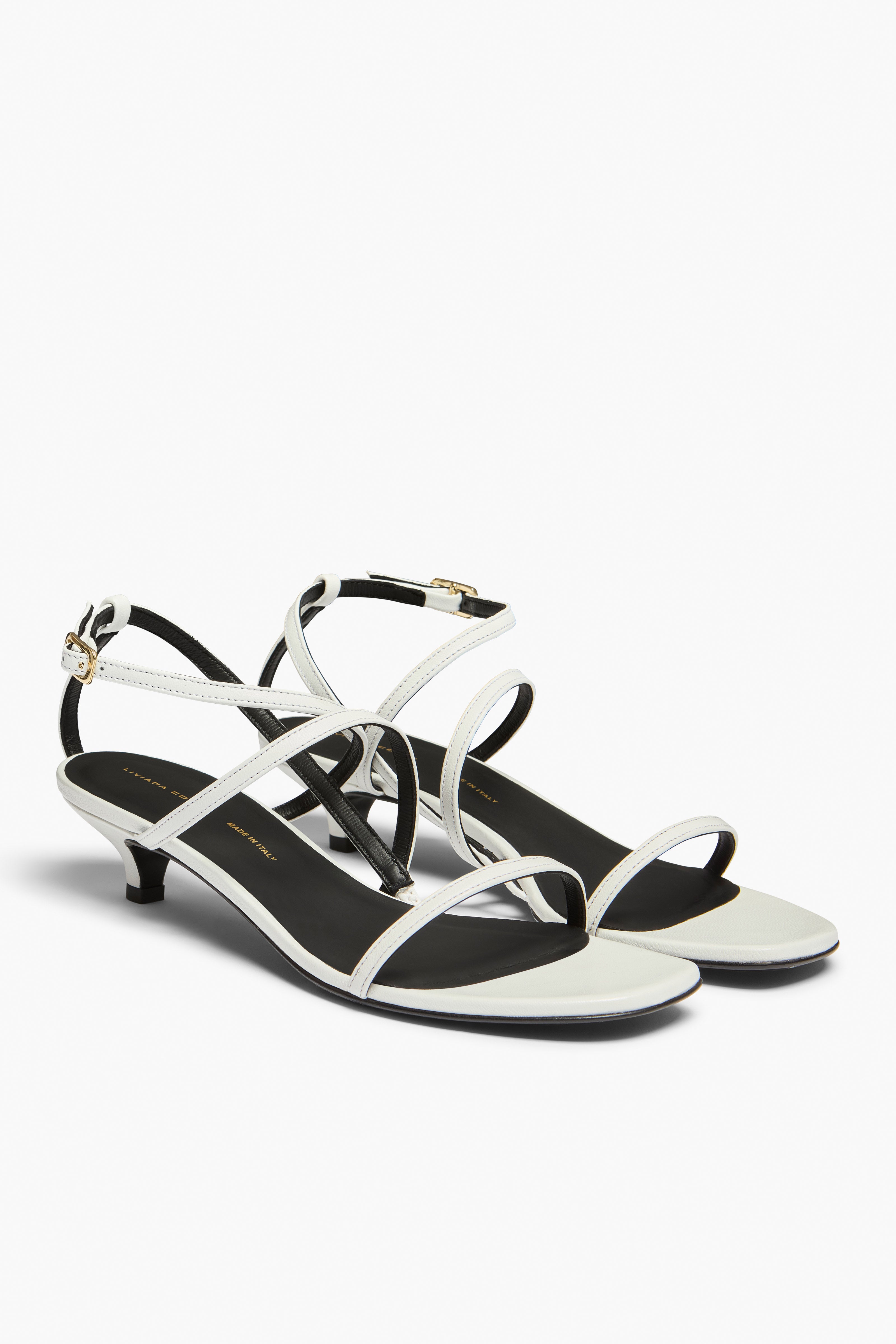 Liviana Conti Calzature Sandalo Rachele sandale blanc nappa 30 mm