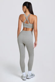 Oh Polly Super Sculpt Legging BT2434 Gris Chiné Gainant