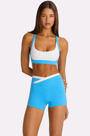 Oh Polly Bo+Tee brassière sport bleu électrique maintien fort