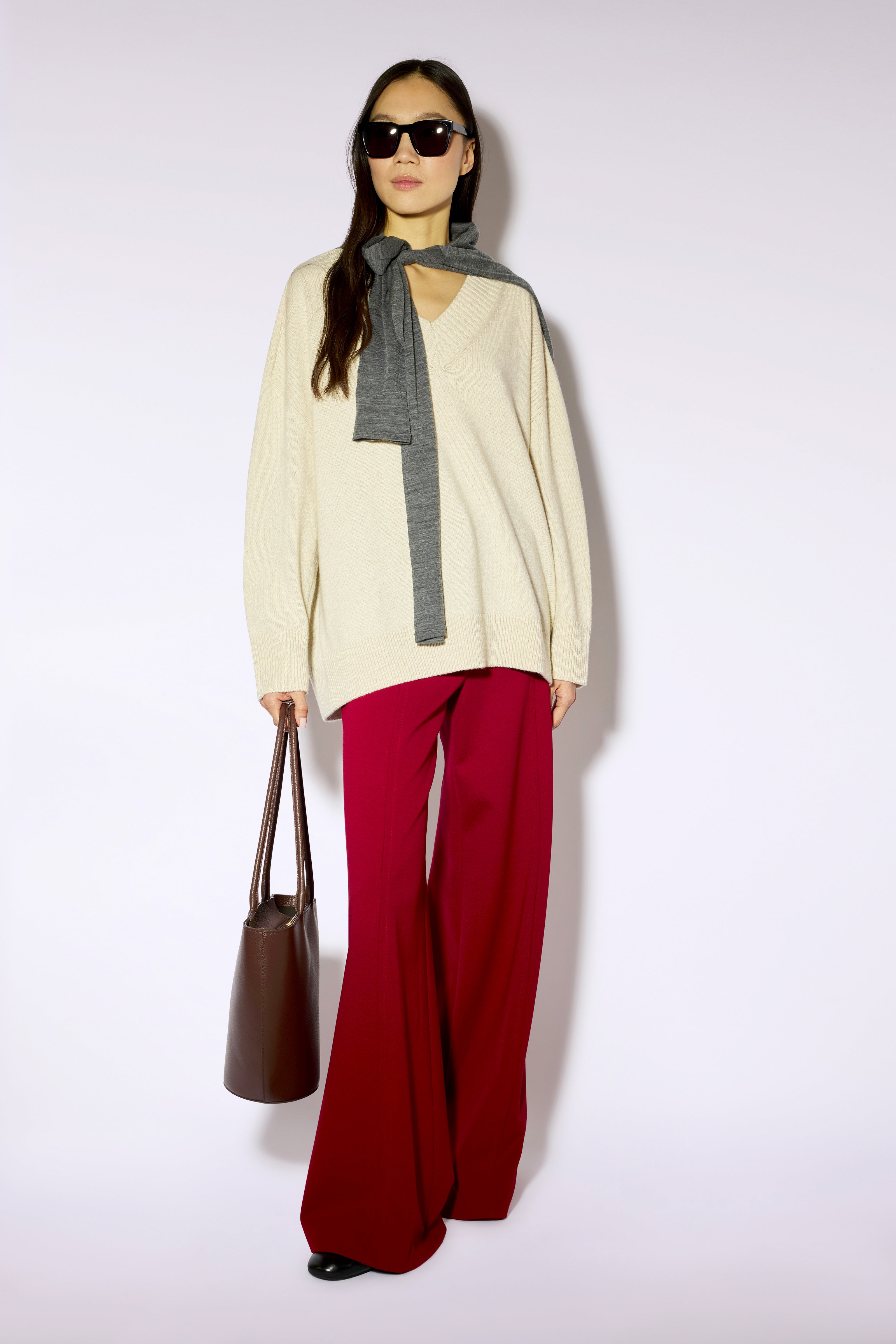 Liviana Conti Eric pantalon palazzo noir punto milano