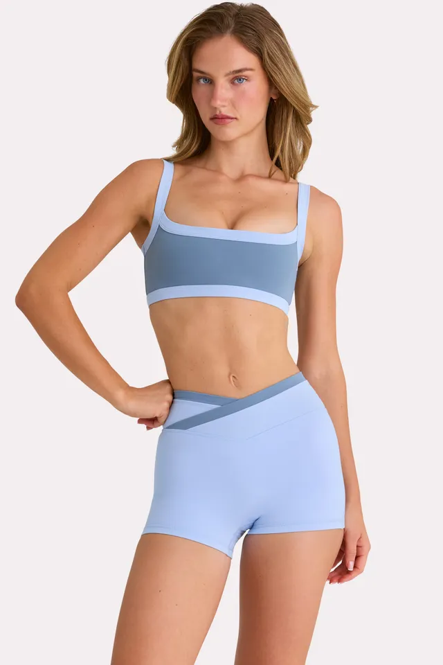 Bo+Tee Soft Active short sport Sky bleu ciel squat-proof