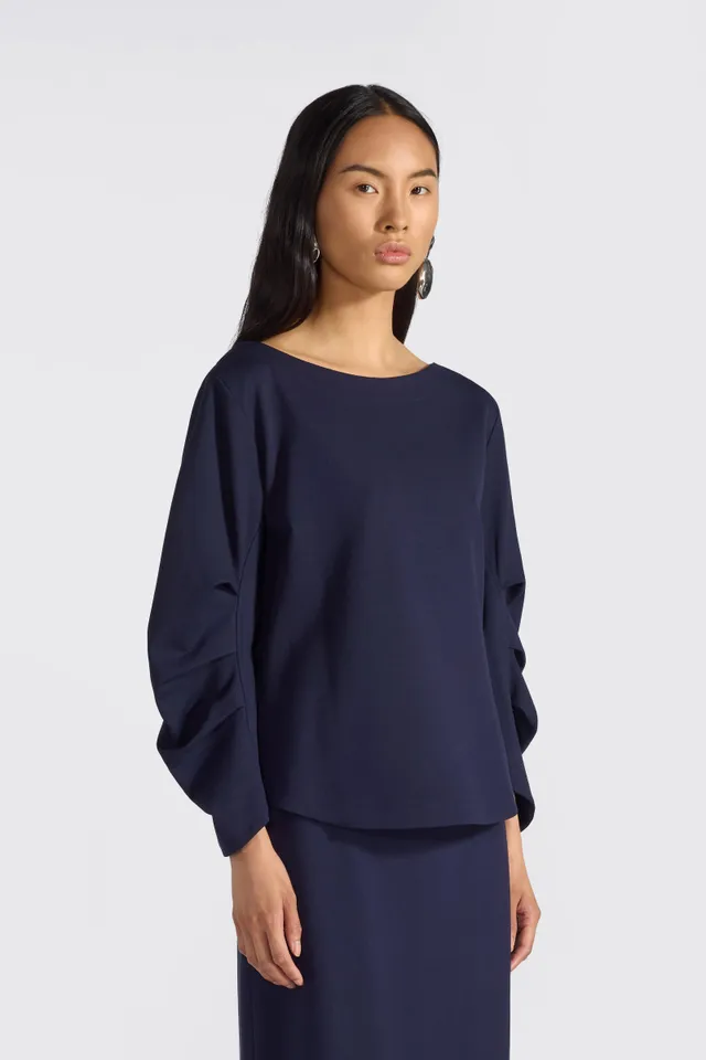 Liviana Conti Isabel blouse bleu nuit
