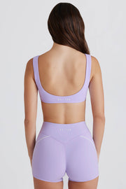 Oh Polly BT02531 mini short sport lilas twist actif