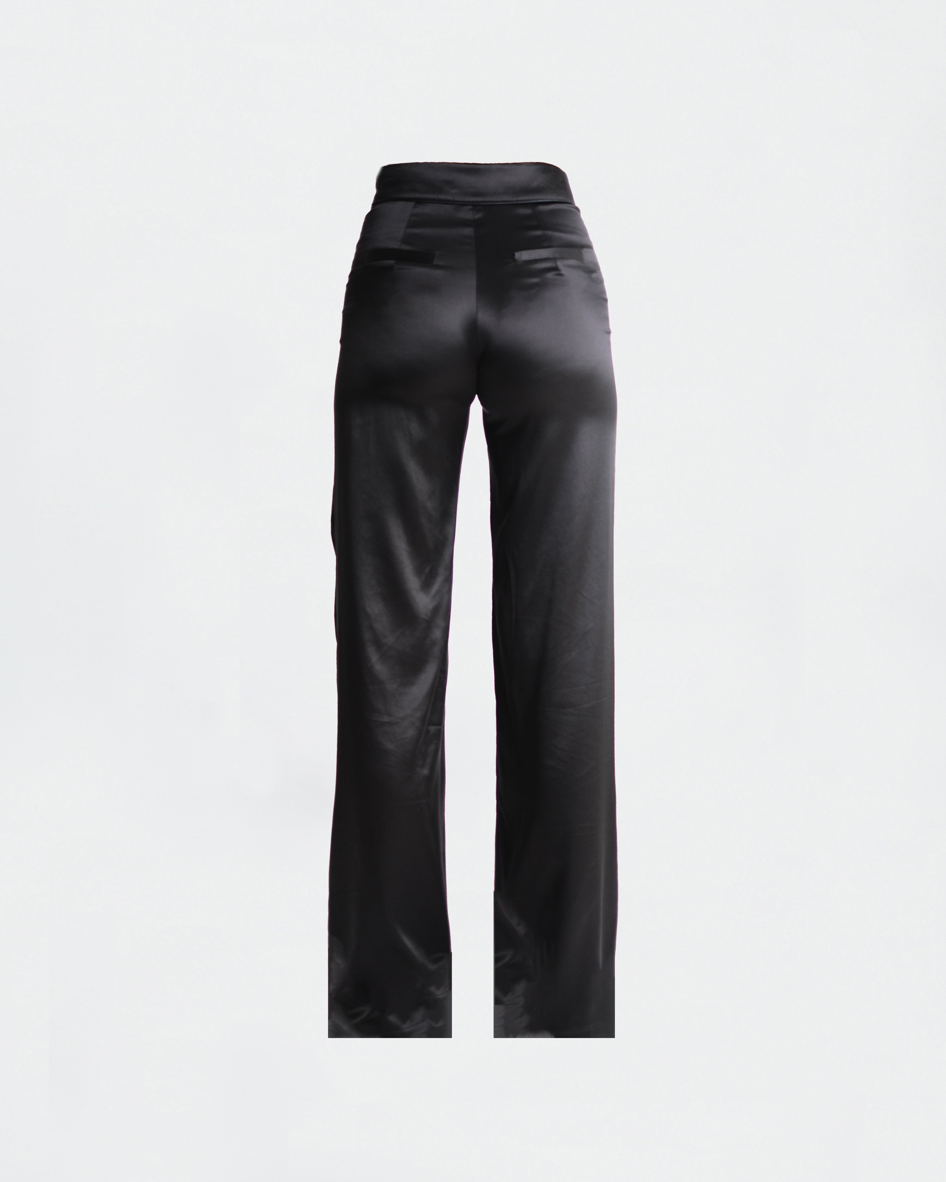 The Ethiquette Aphrodite pantalon soie noir S