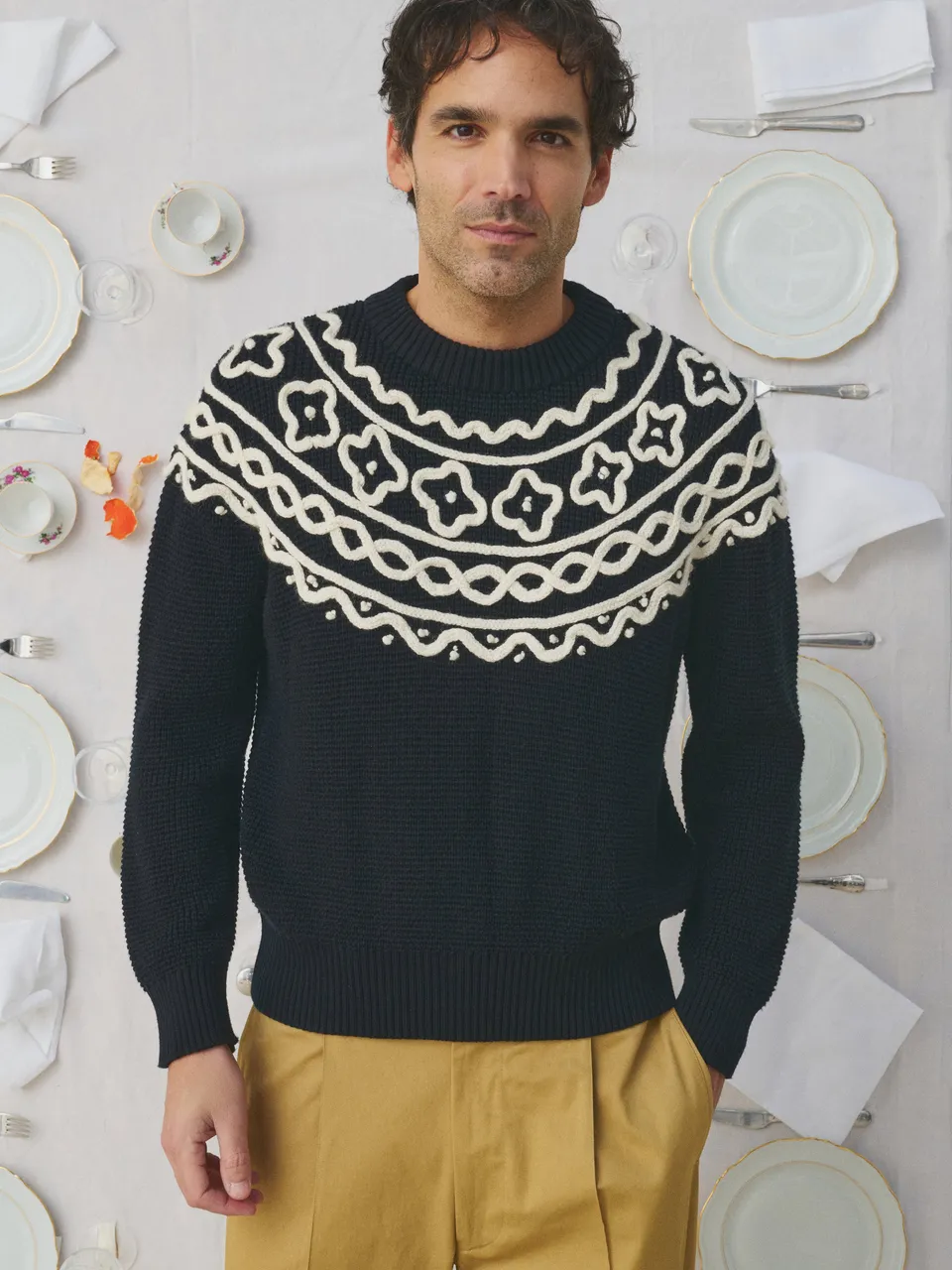 Mii a table Pata pull maille homme Taille M