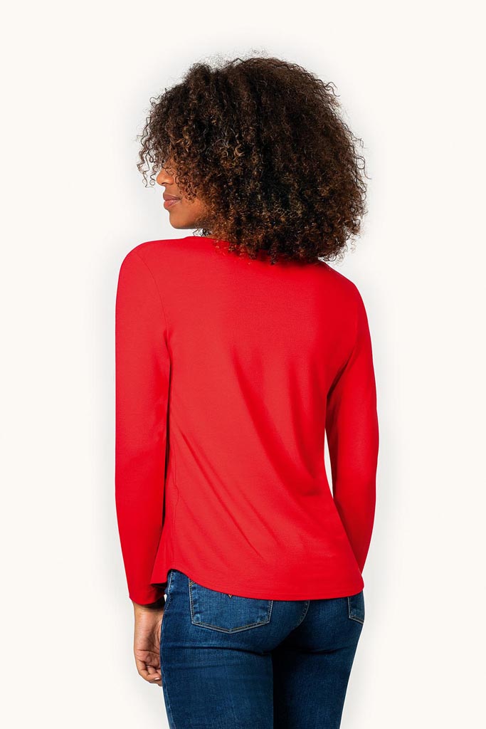 Thelma & Rose Ondine top manche longue noir 36