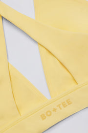 Oh Polly Bo+Tee BT2311B brassière sport jaune col V
