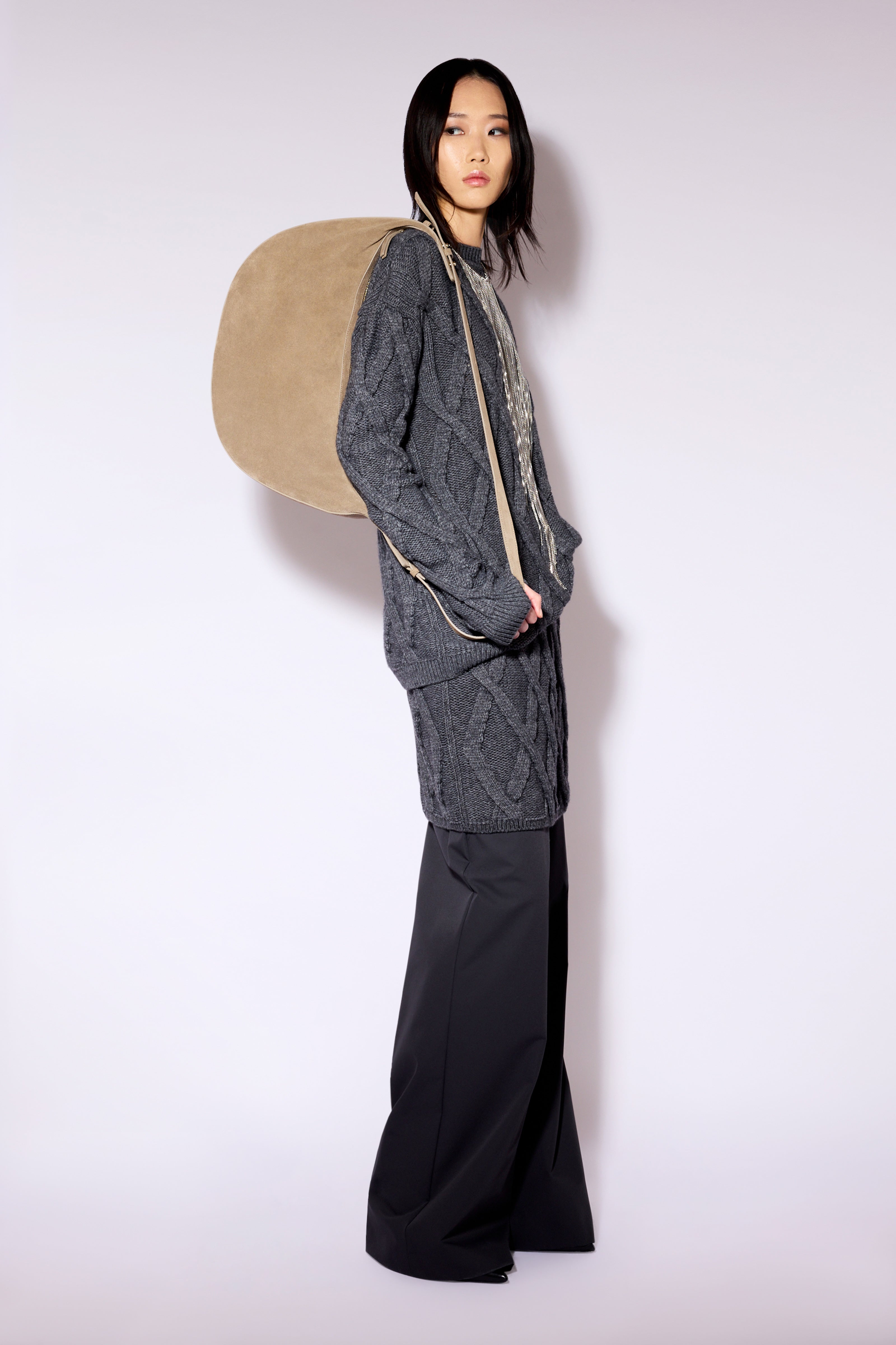 Liviana Conti Ethan pantalon palazzo anthracite