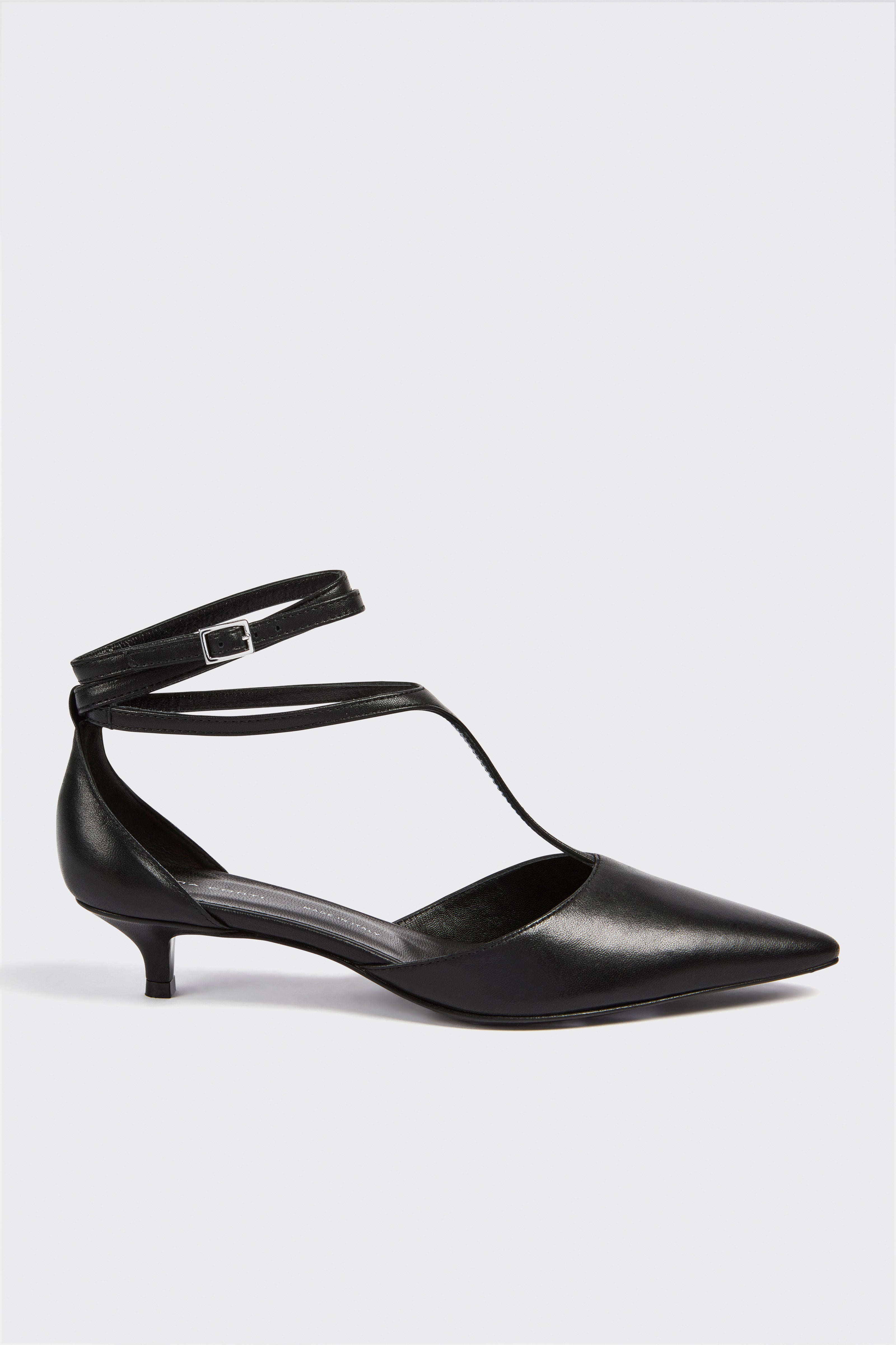 Liviana Conti Mia escarpins cuir noir pointure 38 talon 4 cm