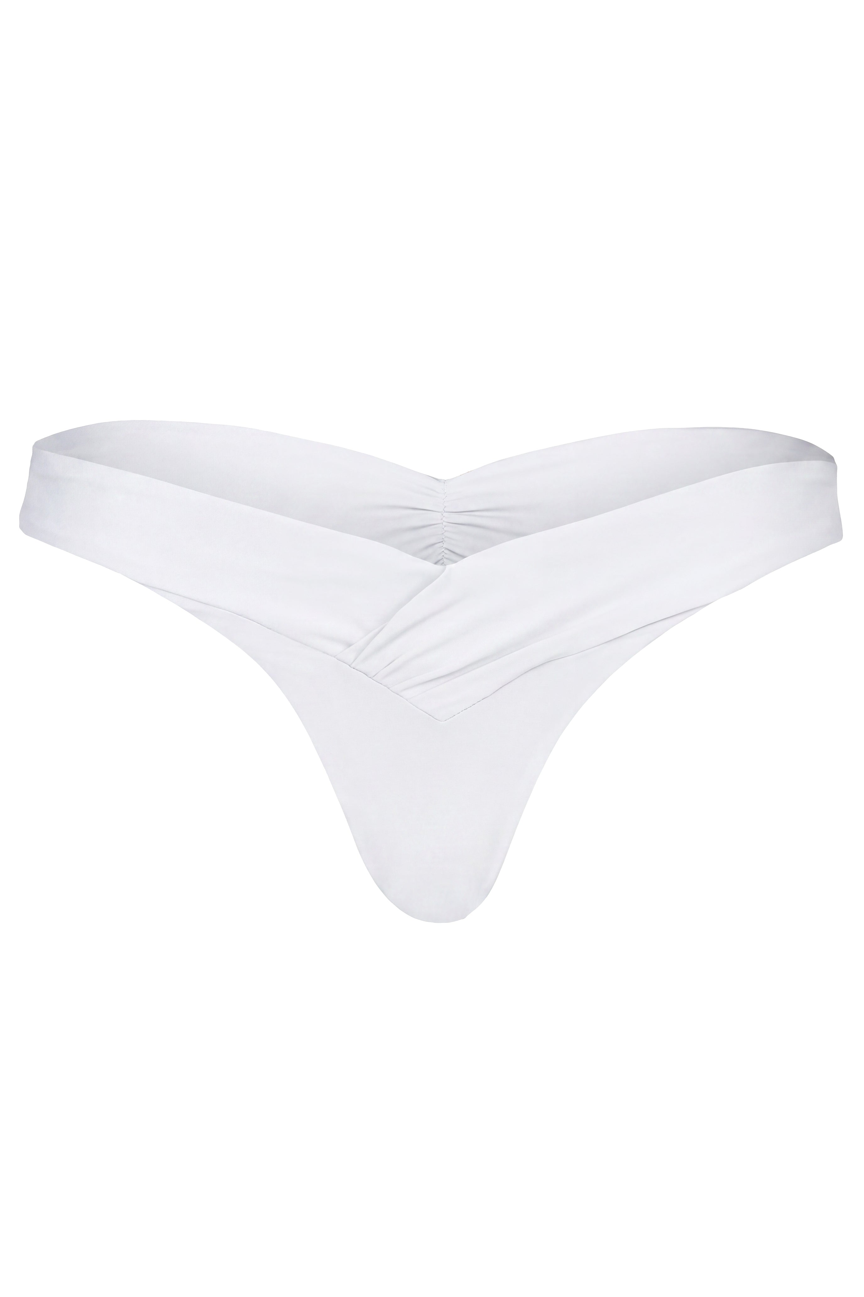 Oh Polly Swim Willa bas de bikini Coconut cheeky ruché