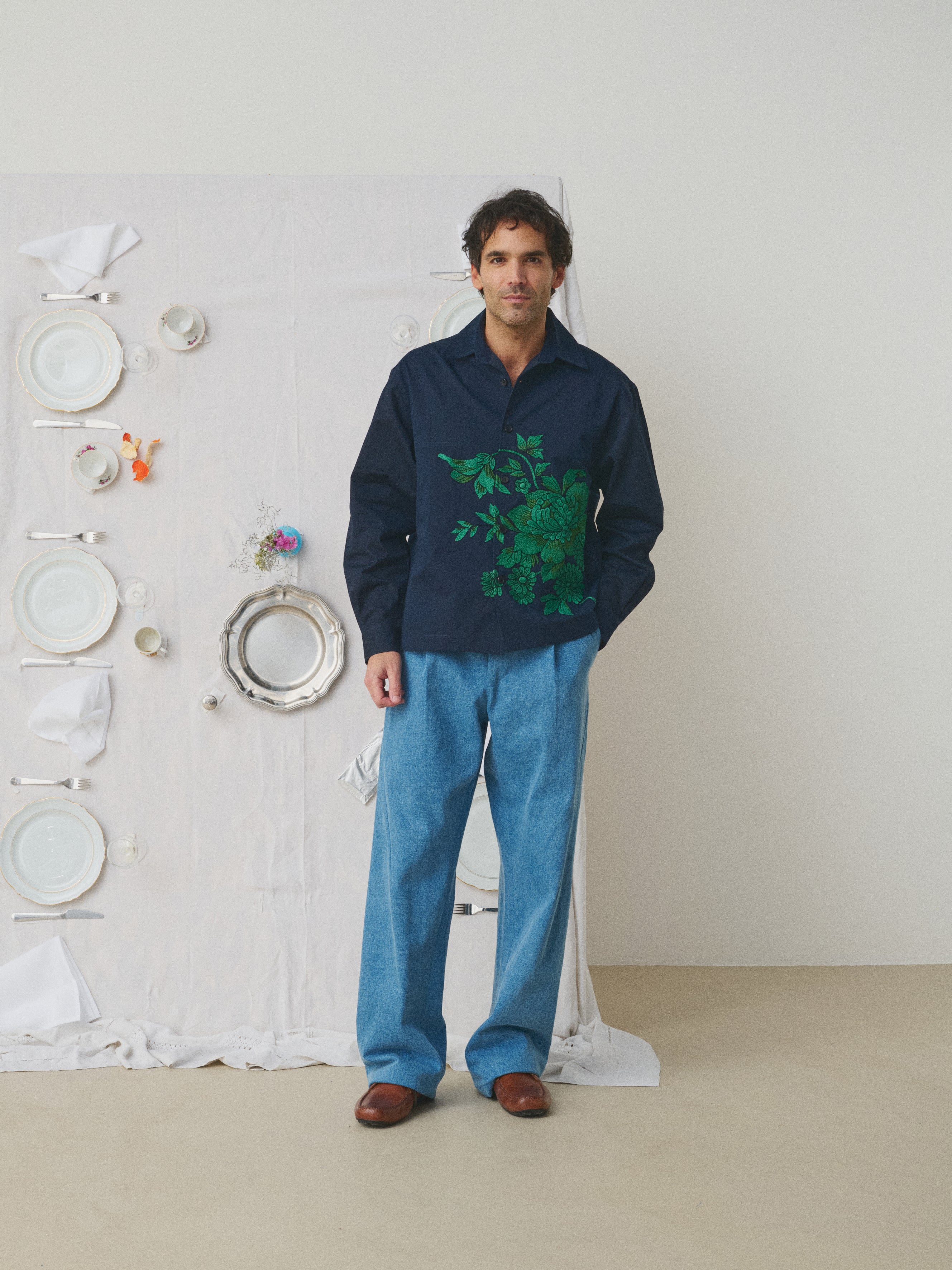 MII À table chemise Babu La Vaisselle homme coton