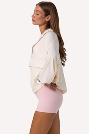 Oh Polly BT1537 veste survêtement blanche oversize