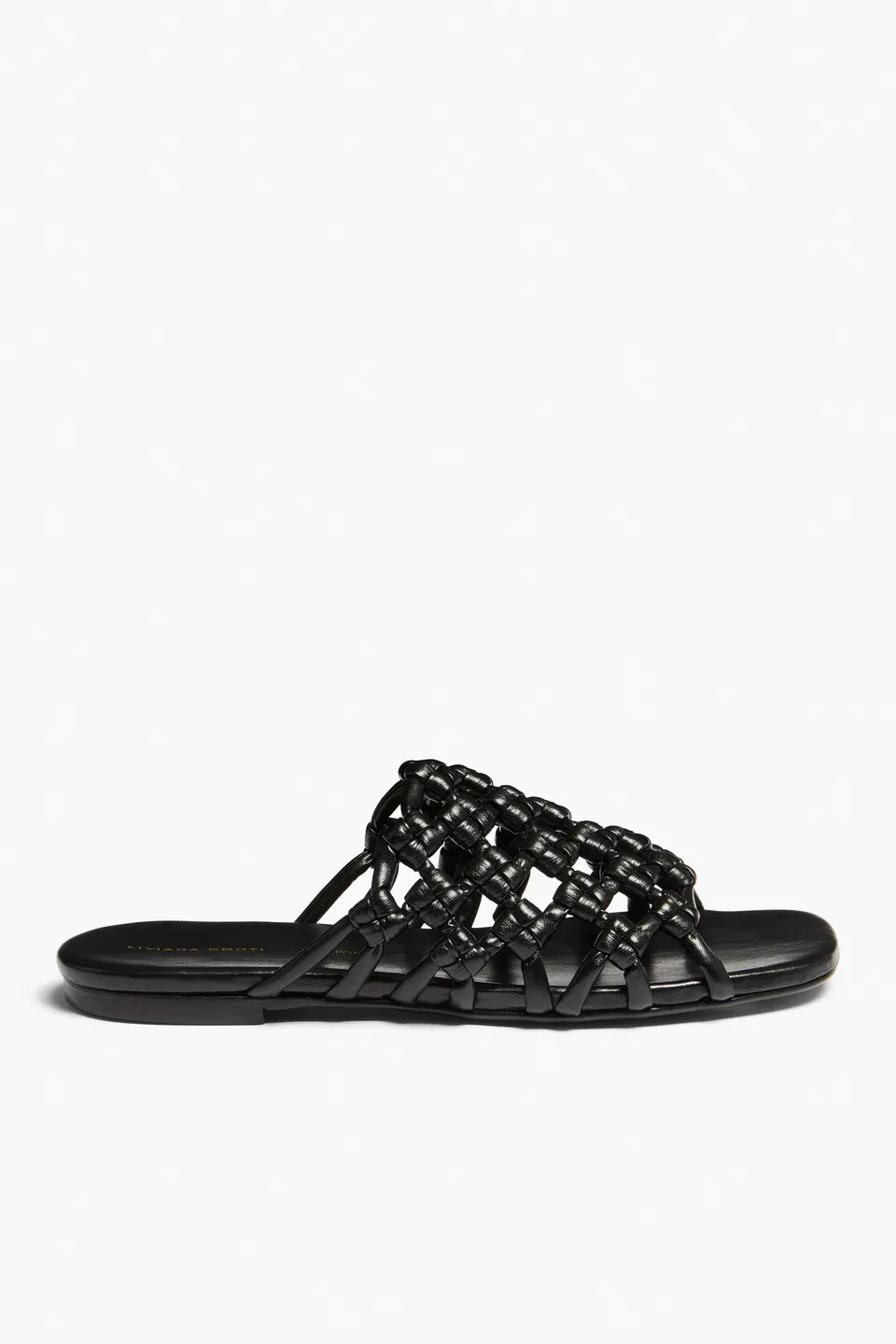 Liviana Conti Calzature Olivia mules noires plates vegan 36-41