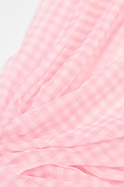 Oh Polly Swim Aina paréo rose vichy mesh mini 51 cm
