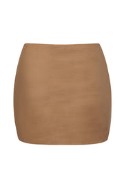 Oh Polly jupe mini amande mesh taille basse